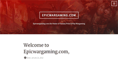 Desktop Screenshot of epicwargaming.com
