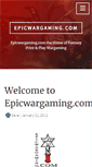 Mobile Screenshot of epicwargaming.com